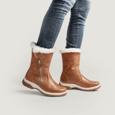 Naisten talvisaappaat lampaanturkisvuorella - Image 4